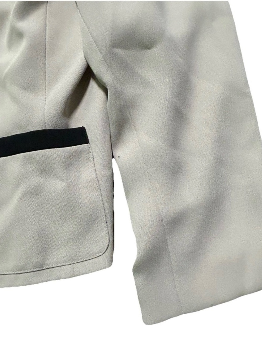 Women’s Vintage Kasper A.S.L. Beige Petite Sports Coat Jacket Size 14P - Picture 2 of 4